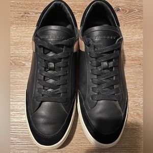 Men's Reeth Leather House Check Low-Top Sneakers